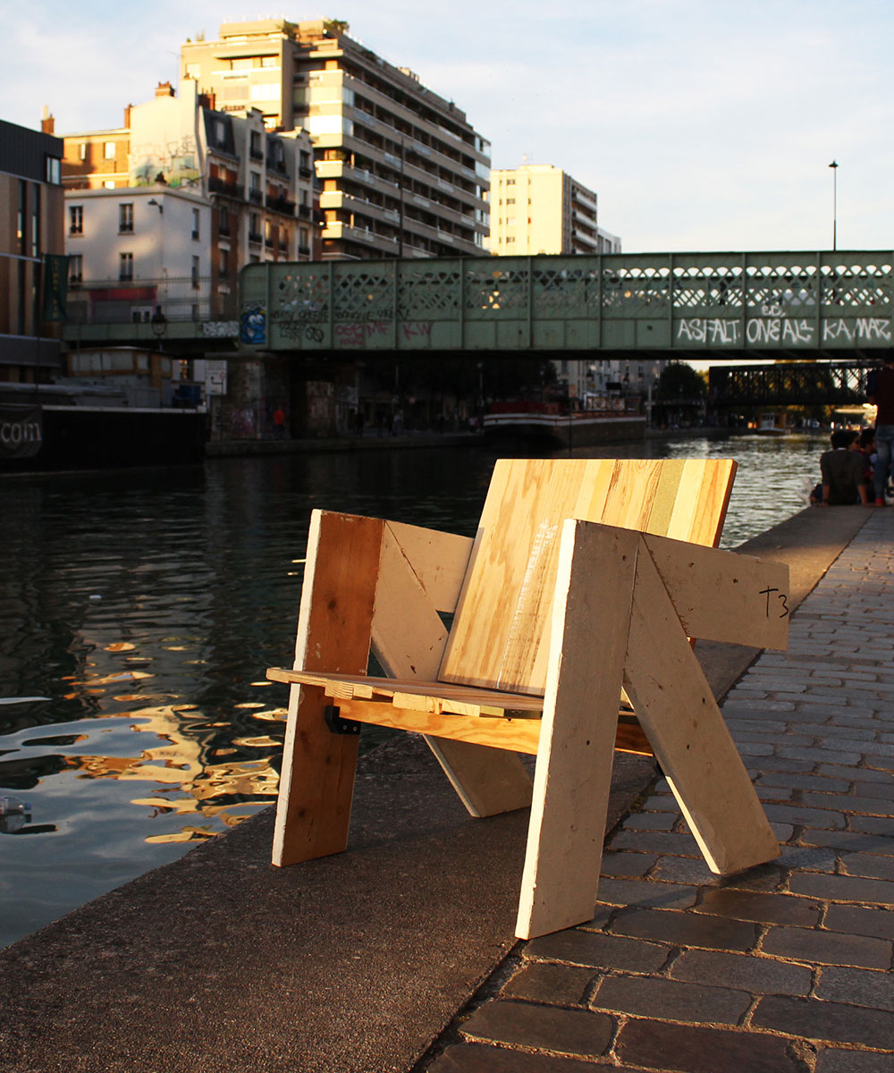 Fauteuil en bois avec zero impact carbone